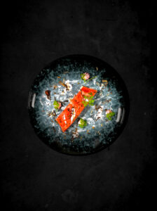 saumon assiette mobile