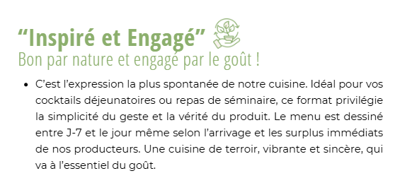 Le sur mesure engagé